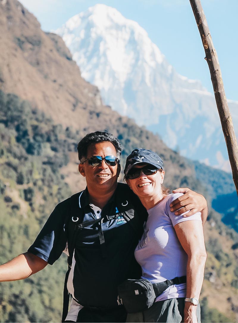 Steve and Raymond in the Himalayas